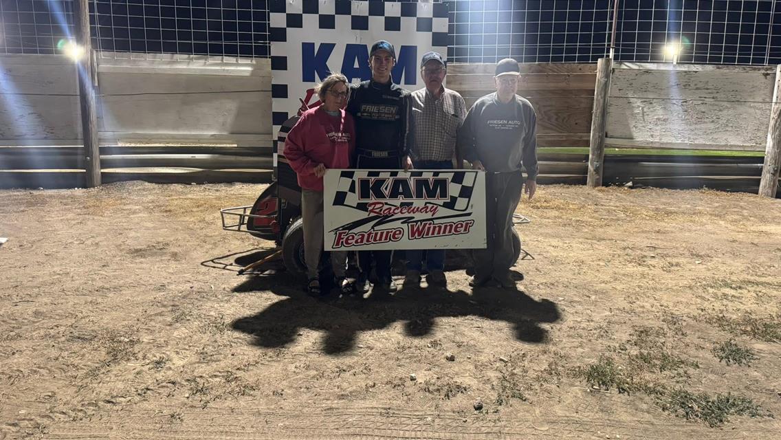 Friesen, Roberts, Andrasek, and Kalkwarf Win on Friday at KAM Raceway!