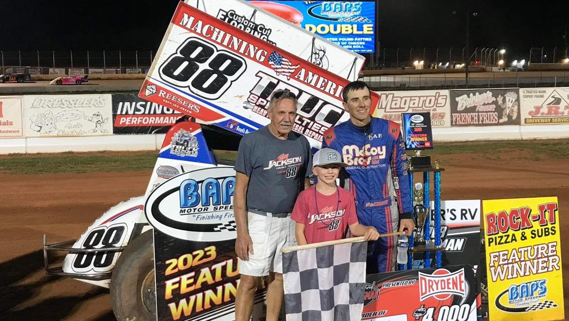 Tony Jackson Claims 1st Career Super Sportsman 100 Victory at BAPS