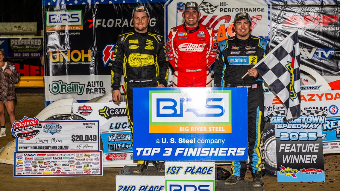 Georgetown Speedway (Georgetown, DE) – Lucas Oil Late Model Dirt Series – Melvin L. Joseph Memorial – April 25th, 2025. (Heath Lawson Photo)