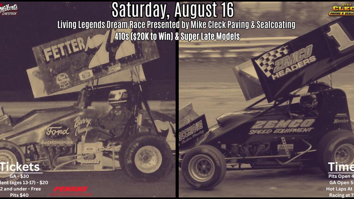 Port Royal Speedway Set to Host 19th Annual Living Legends Dream Race This Saturday