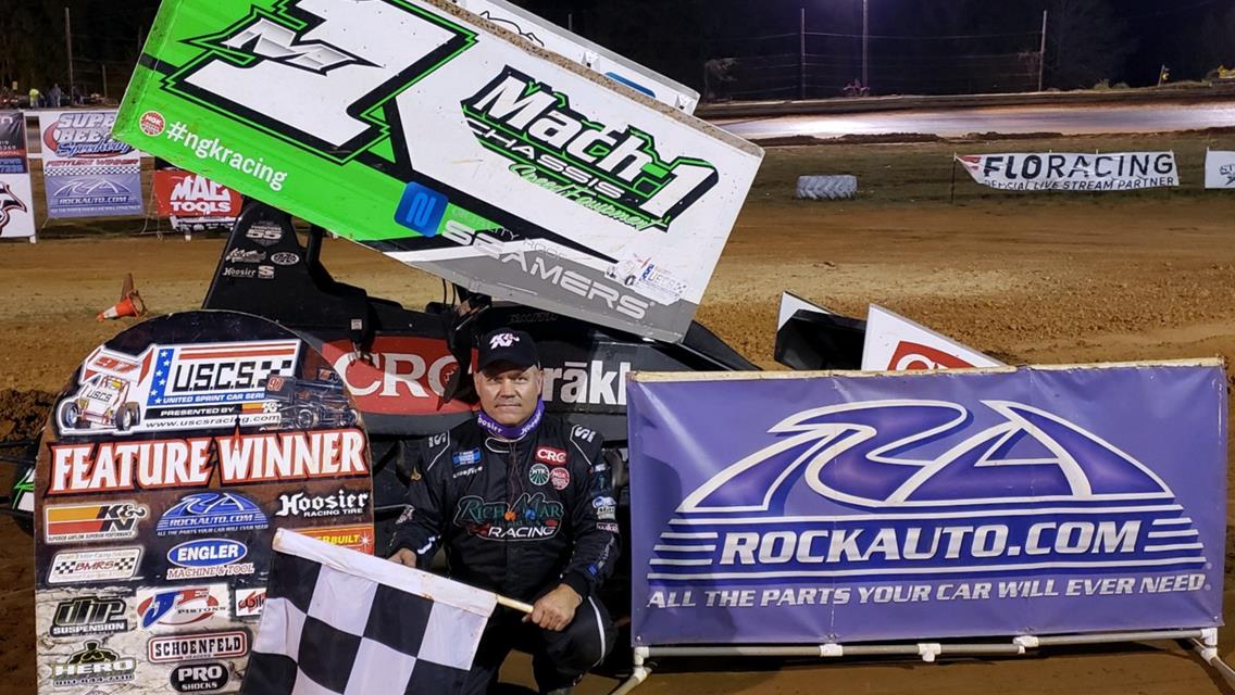Mark Smith Sweeps USCS Spook 50 Sprint Car Weekend