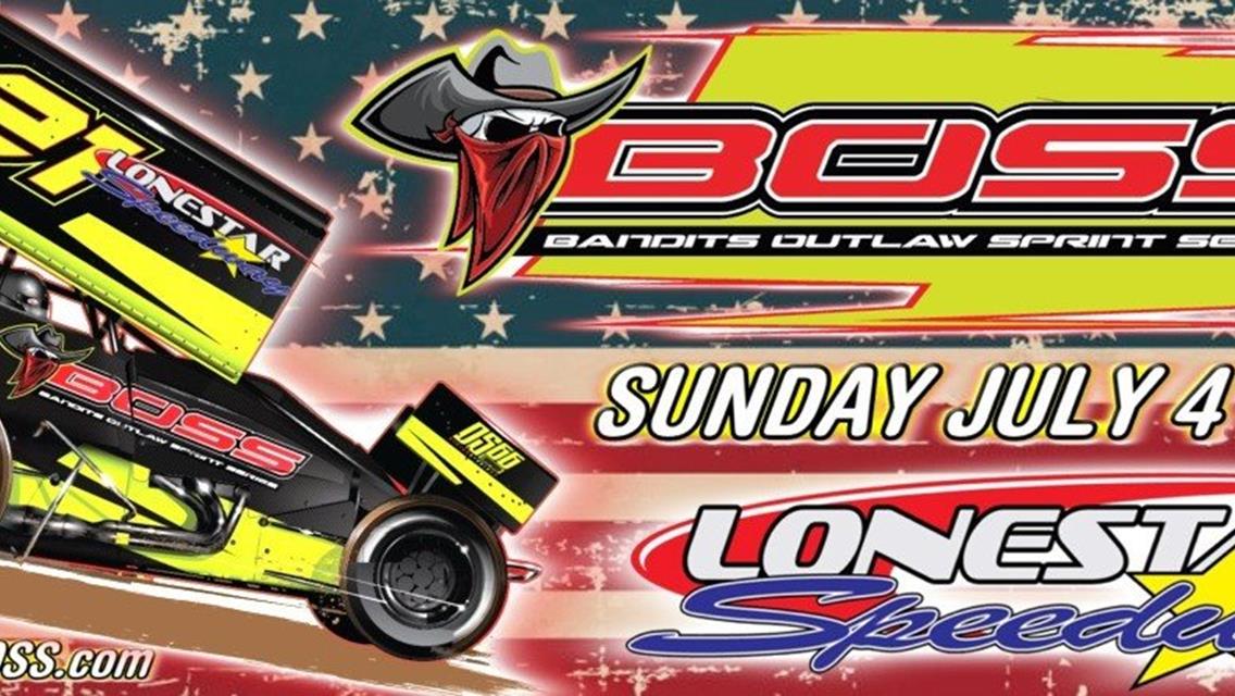 Bandits Outlaw Sprint Series to Light Up LoneStar Speedway's Fireworks Spectacular