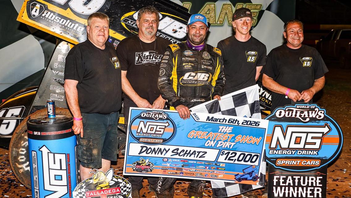 One in the Win Column: Schatz Dominates at ‘Dega