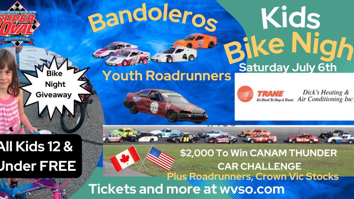 Kids Night July 6th &amp; Can Am Thunder Car Challenge
