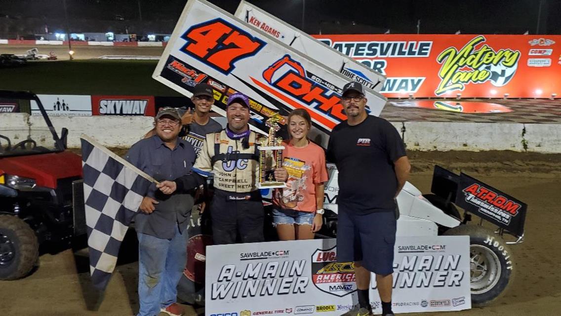 It’s Dale Howard On The Final Lap At At Batesville Motor Speedway!