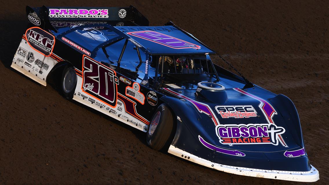 Farmer City Raceway (Farmer City, IL) – World of Outlaws Case Late Model Series – Illini 100 – April 12th-13th, 2024. (Josh James Artwork)