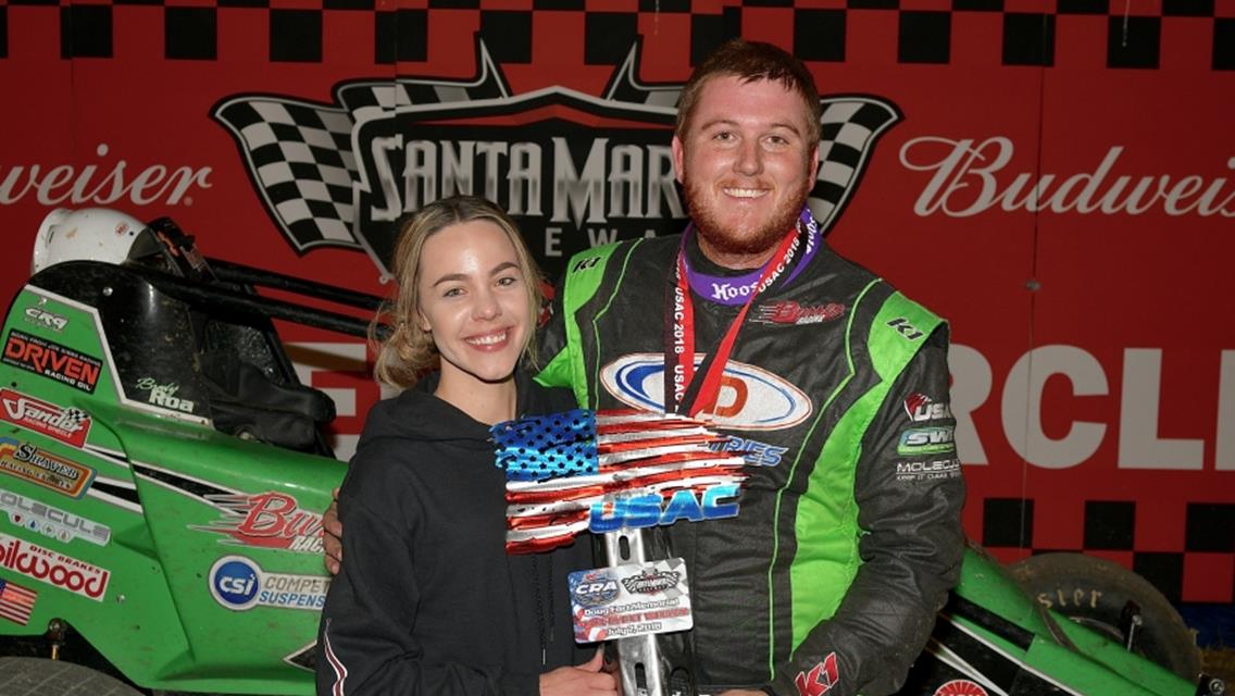 Roa wins USAC/CRA Doug Fort Memorial at Santa Maria