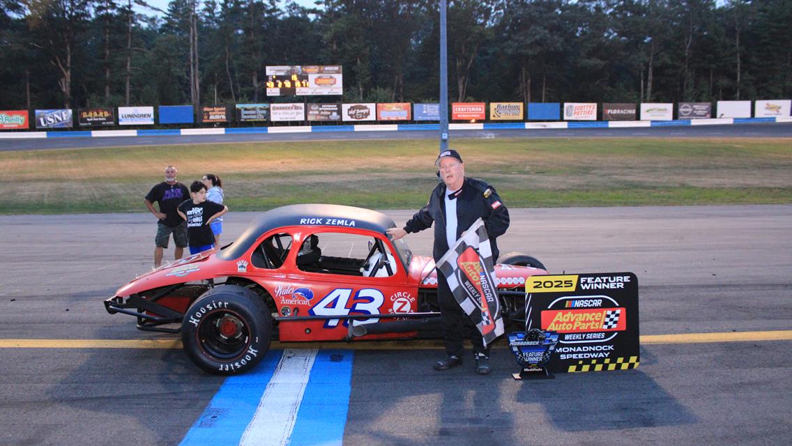 PATNODE AND BROUSSEAU SPLIT MODIFIED TWINS SATURDAY AT MONADNOCK