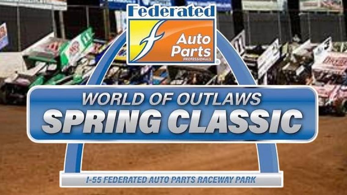World of Outlaws Sprint Car Series Federated Auto Parts Spring Classic