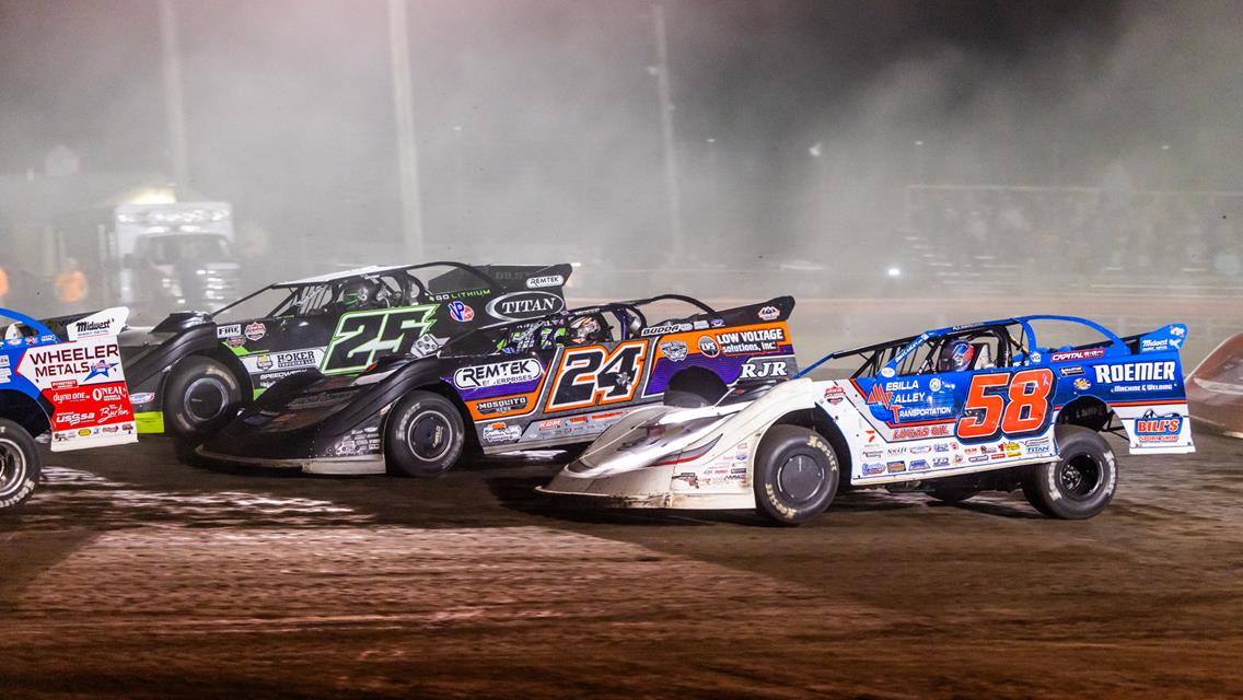 Farmer City Raceway (Farmer City, IL) – Lucas Oil Late Model Dirt Series – Farmer City 74 – May 9th, 2025. (Heath Lawson Photo)