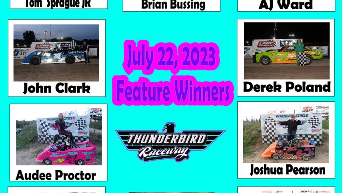 Congratulations to our Feature Winners for July 8. and July 22, 2023