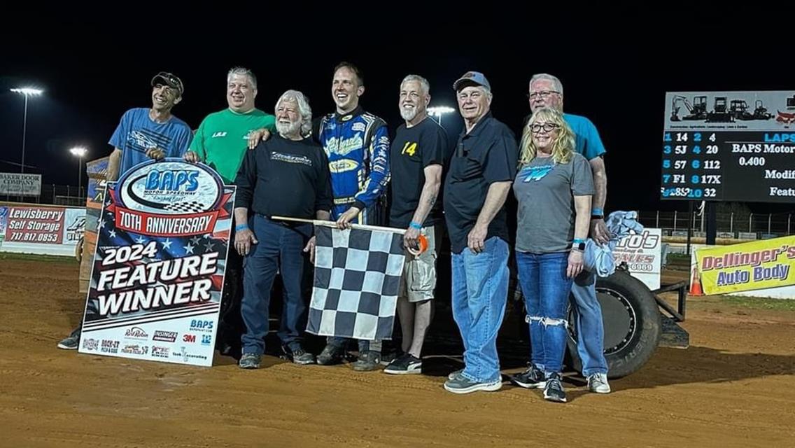 Macri and Pauch Claim Spring Valley Mulch Night Victories at BAPS Motor Speedway