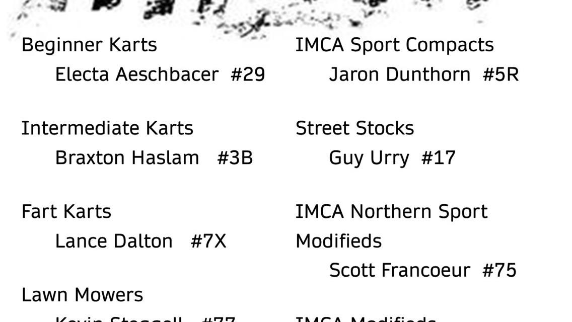 June 22nd Winners