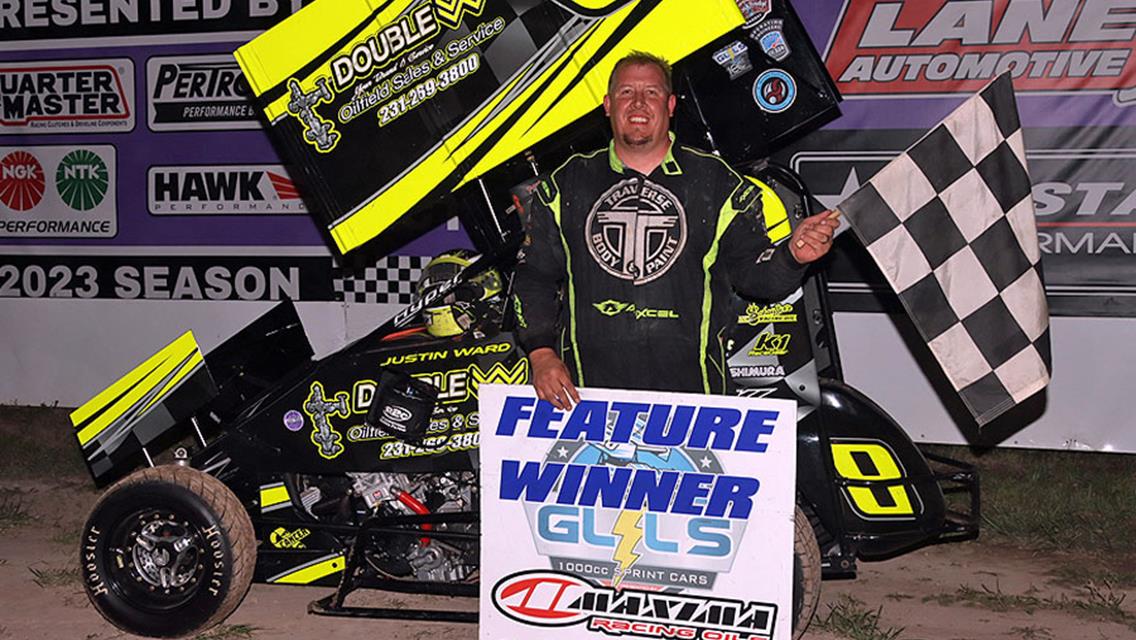 JUSTIN WARD BAGS HIS THIRD WIN IN A ROW