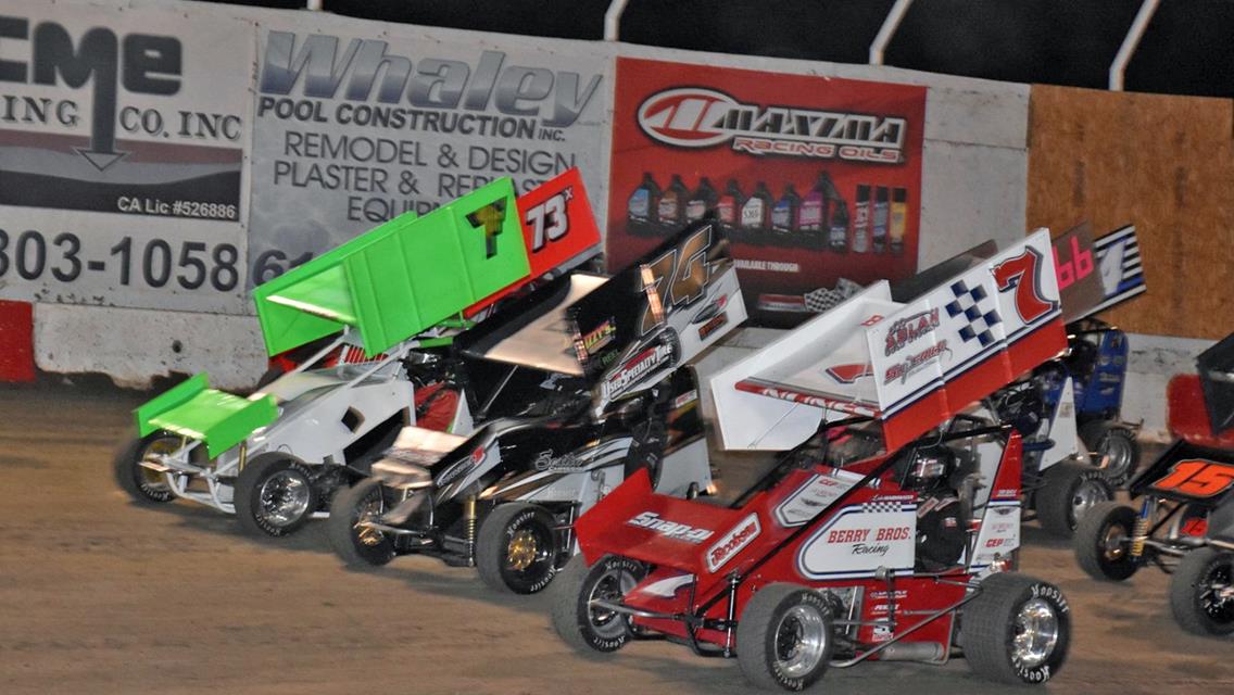 CALIFORNIA LIGHTHNING SPRINT CARS START SECOND HALF OF SEASON AT SANTA MARIA!