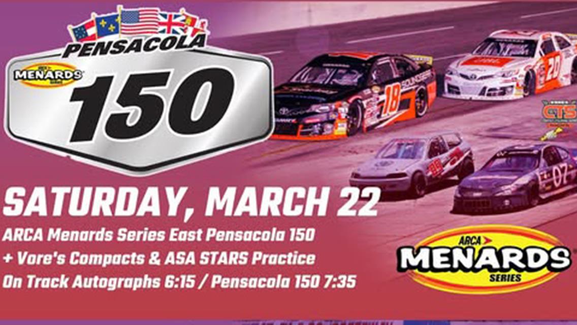 Big field of 23 ARCA cars set  for Saturday 150 Lap event.