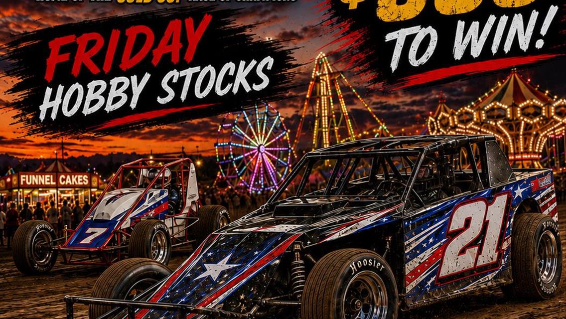 Hunt Magnetos Wingless and Rental Guys Hobby Stocks at Fair