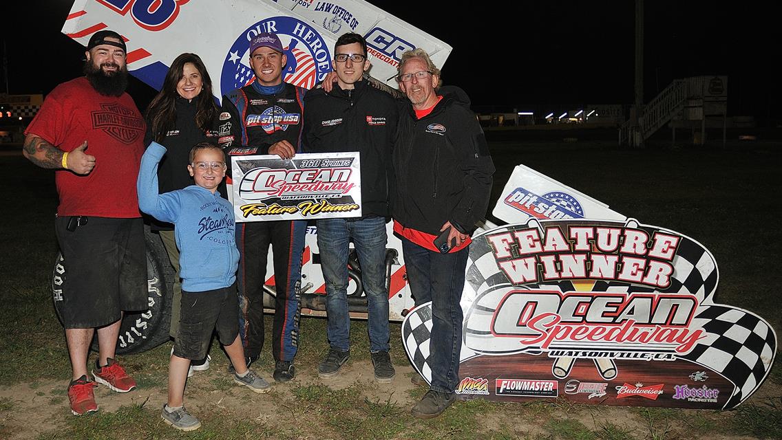 Chase Johnson tops a thrilling Ocean Sprints feature on Friday in Watsonville