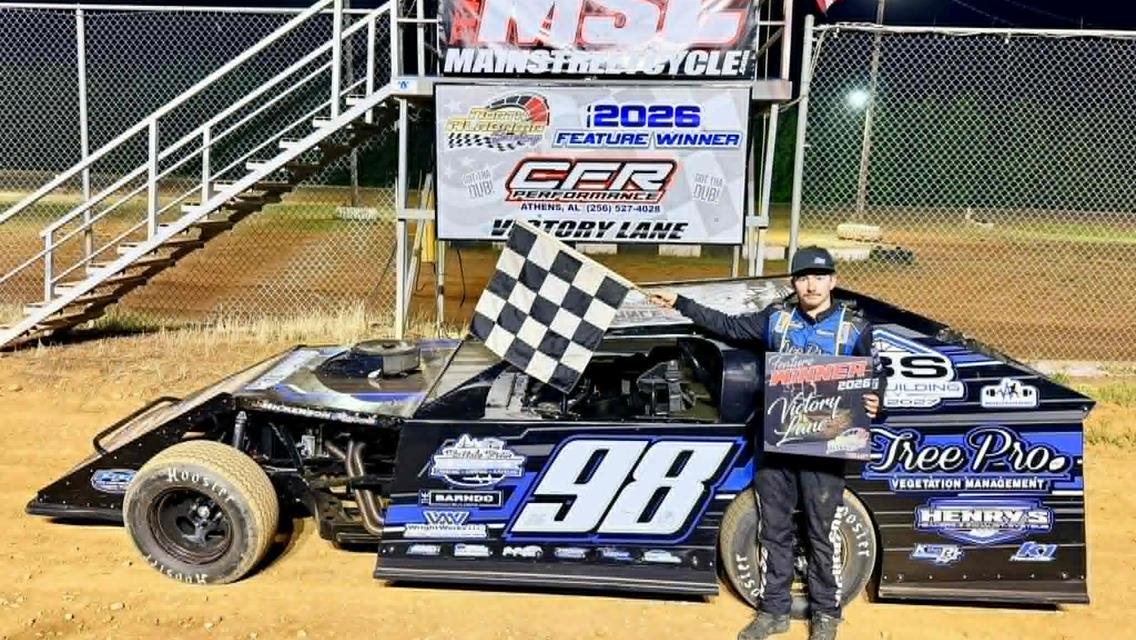 Isbell Scores Emotional Victory, Hickerson Wins Modified Sportsman Thriller at North Alabama