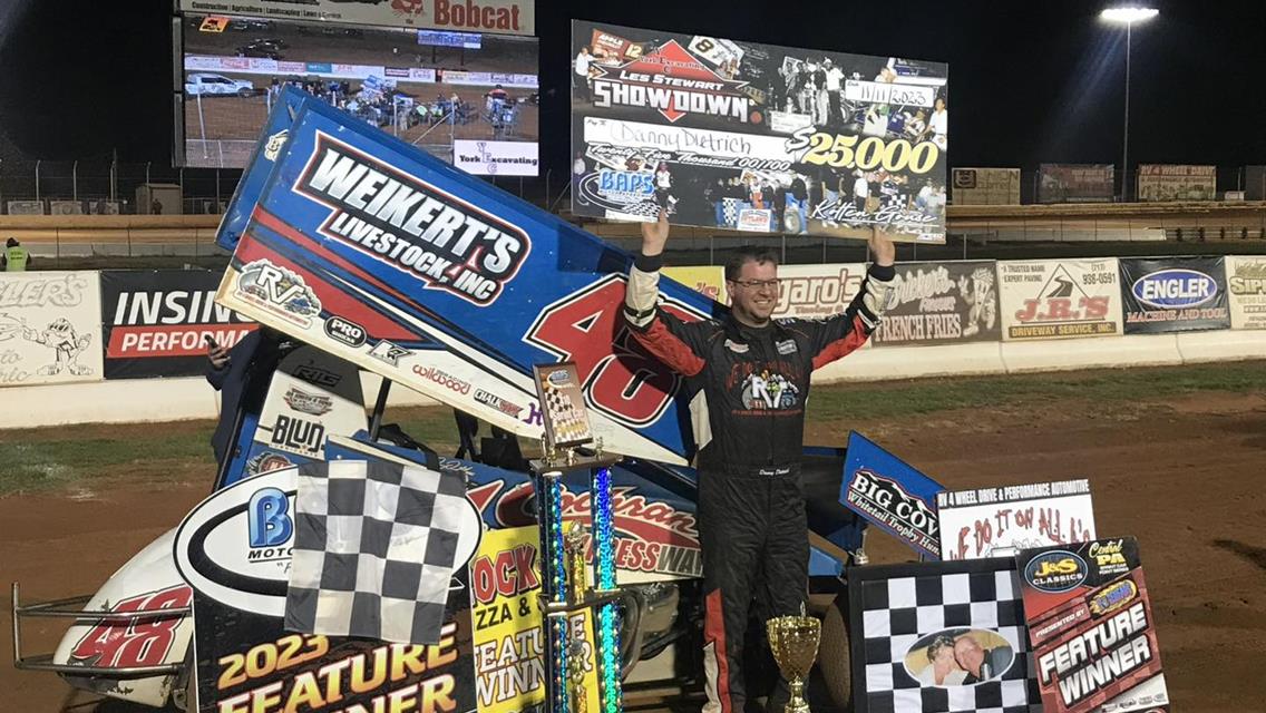 Danny Dietrich Claims $25,000 York Excavating Les Stewart Showdown at BAPS