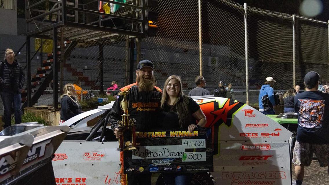 Thompson, Drager, Tanner, A. Bloom, And Evans April 17th Victors At Cottage Grove