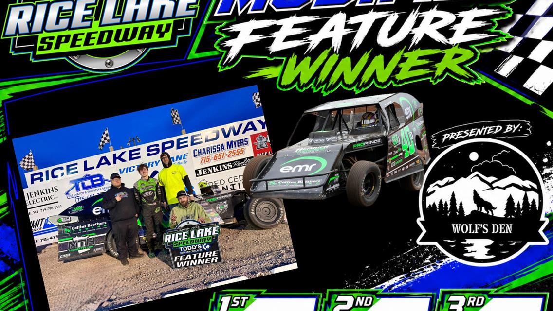 Four checkered flags to open the month of May for Blake Adams