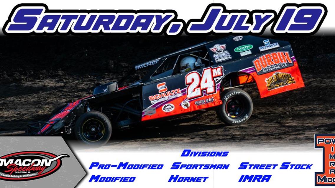 July 19: Macon Speedway Weekly Racing Continues