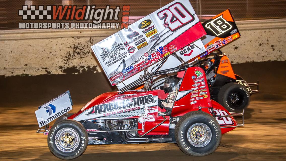 Wilson Builds Notebook During Final World of Outlaws Weekend in Midwest