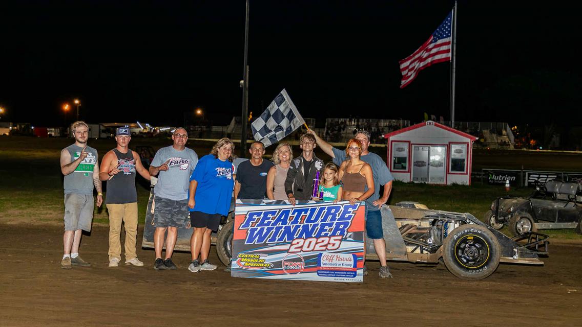 Marrant, Poe, Clancy, Galvin, and Schultz Victorious at Central Missouri Speedway!