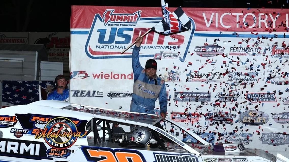 Sanders surges to victory at Creek County Speedway