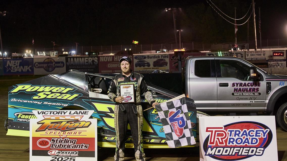 Corey Barker Races to Fulton Speedway Modified Victory Lane for The First Time