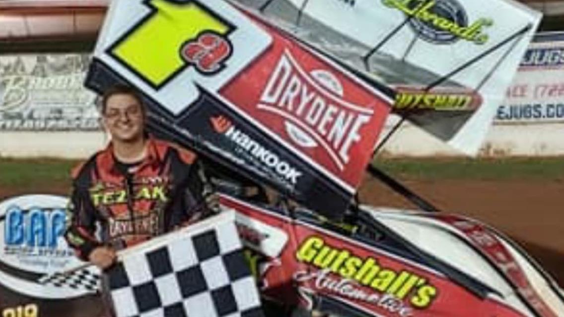 Chase Gutshall Holds Off Russ Mitten for 1st Sportsman Win of 2019