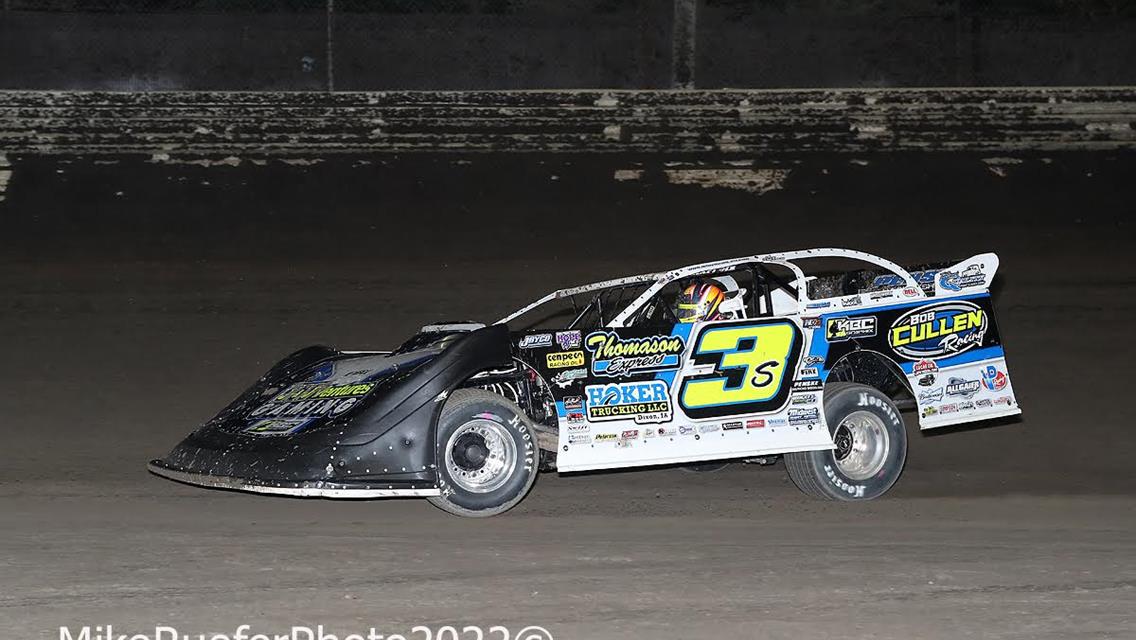 Sycamore Speedway (Maple Park, IL) – Lucas Oil Midwest LateModel Racing Association – Harvest Hustle – September 30th-October 1st, 2022. (Mike Ruefer photo)