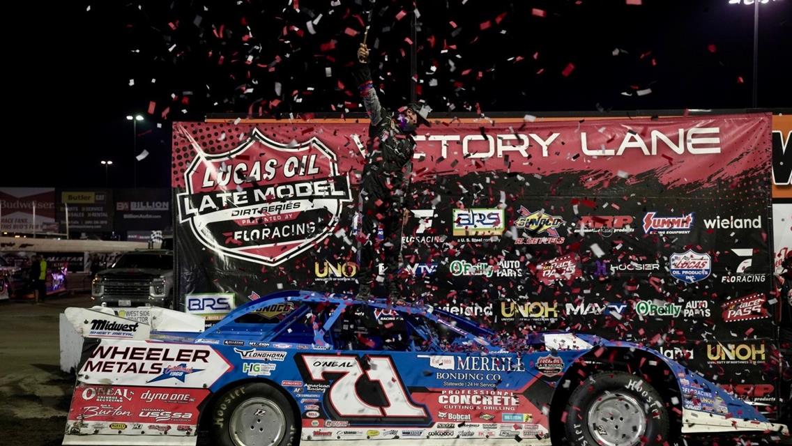 O’Neal and Olivier Triumphant at Huset’s Speedway During Kwik Star Night of Silver Dollar Nationals Presented by MyRacePass