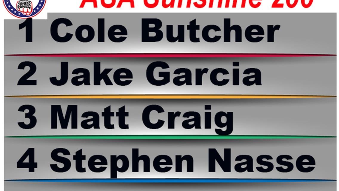 Cole Butcher Wins ASA 200