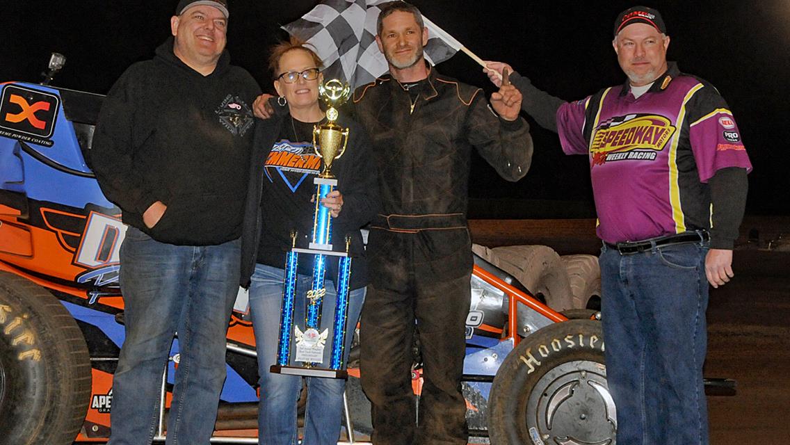 Zimmerman Wins I-30 Speedway’s Wingless STN Prelim Again!
