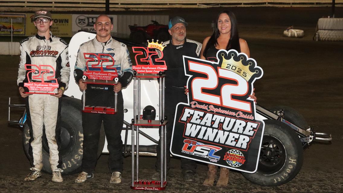 Shaffer wins $5,022 payday at USL David Stephenson Classic 50-lapper