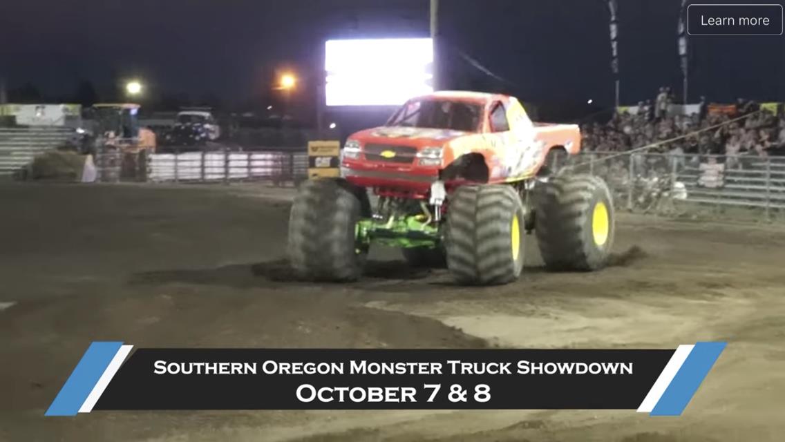 MONSTER TRUCKS OCTOBER 7TH AND 8TH!!!