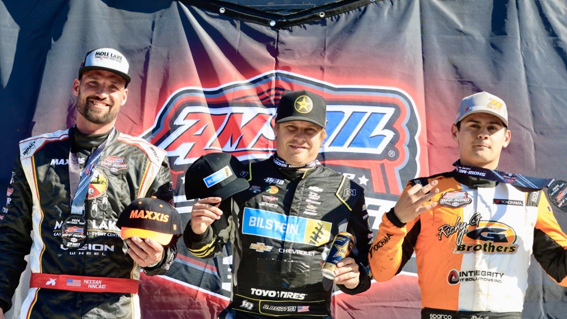 Beat, Henderson win as Champ Off Road Show-Me Shootout opens; Ewing takes Lucas Oil Speedway Late Model thriller