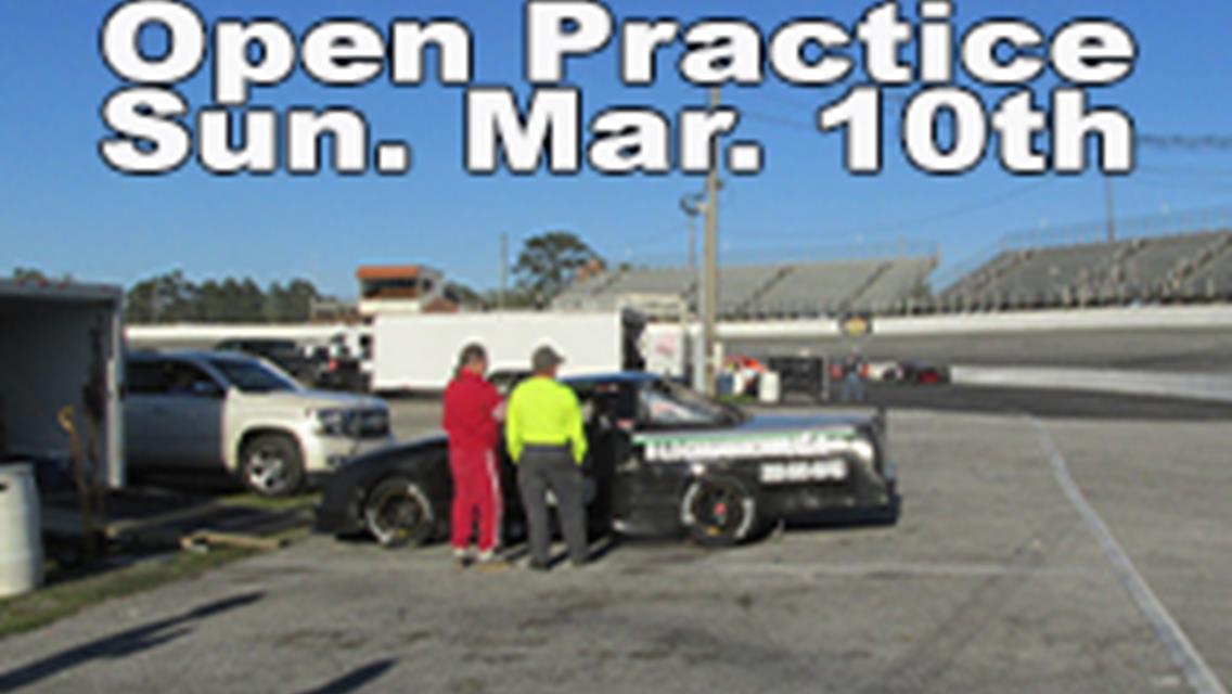 Early Season Practice Sunday March 10th  Noon-5pm