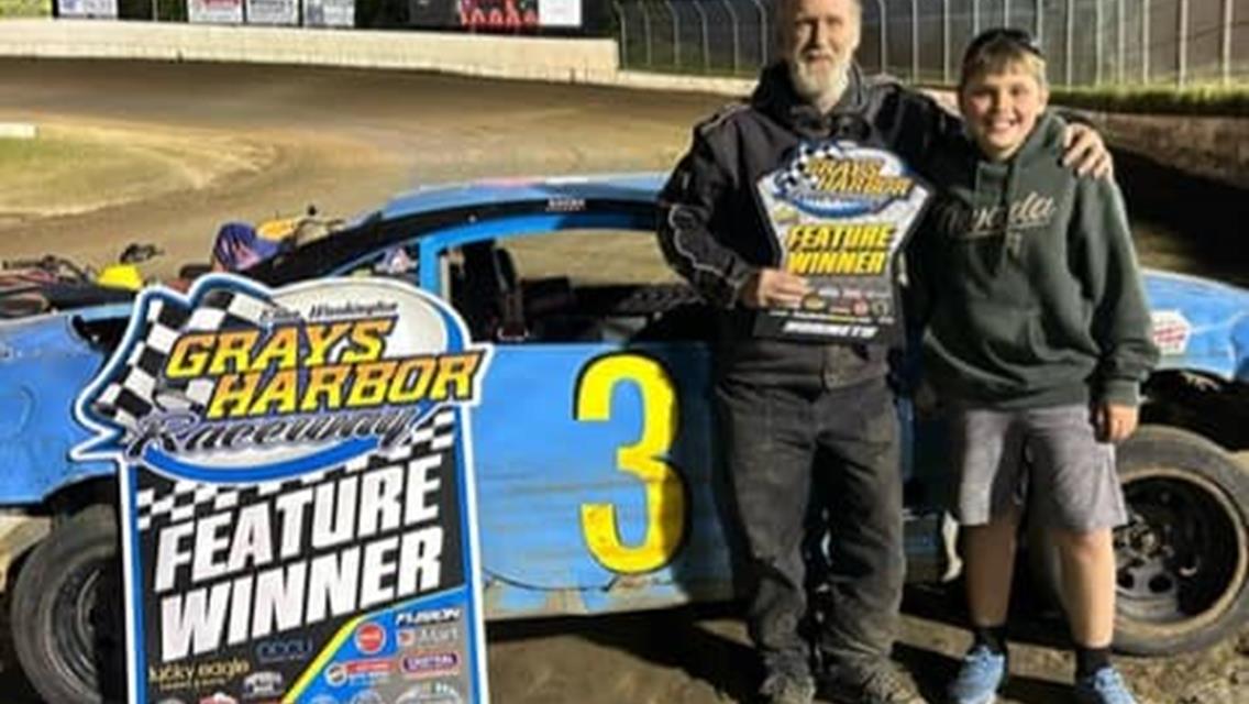 Zach Simpson, Shane Kerrigan, Max Sanford victorious at Grays Harbor Raceway