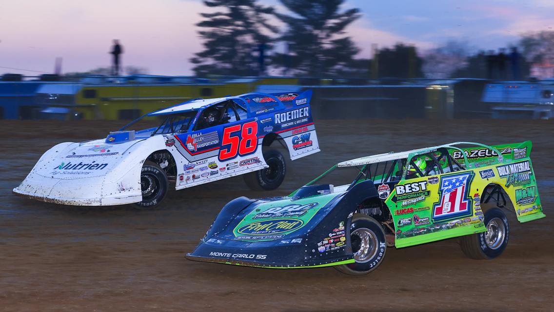 Brownstown Speedway (Brownstown, IN) – Castrol FloRacing Night in America – April 27th, 2022. (Josh James Artwork)