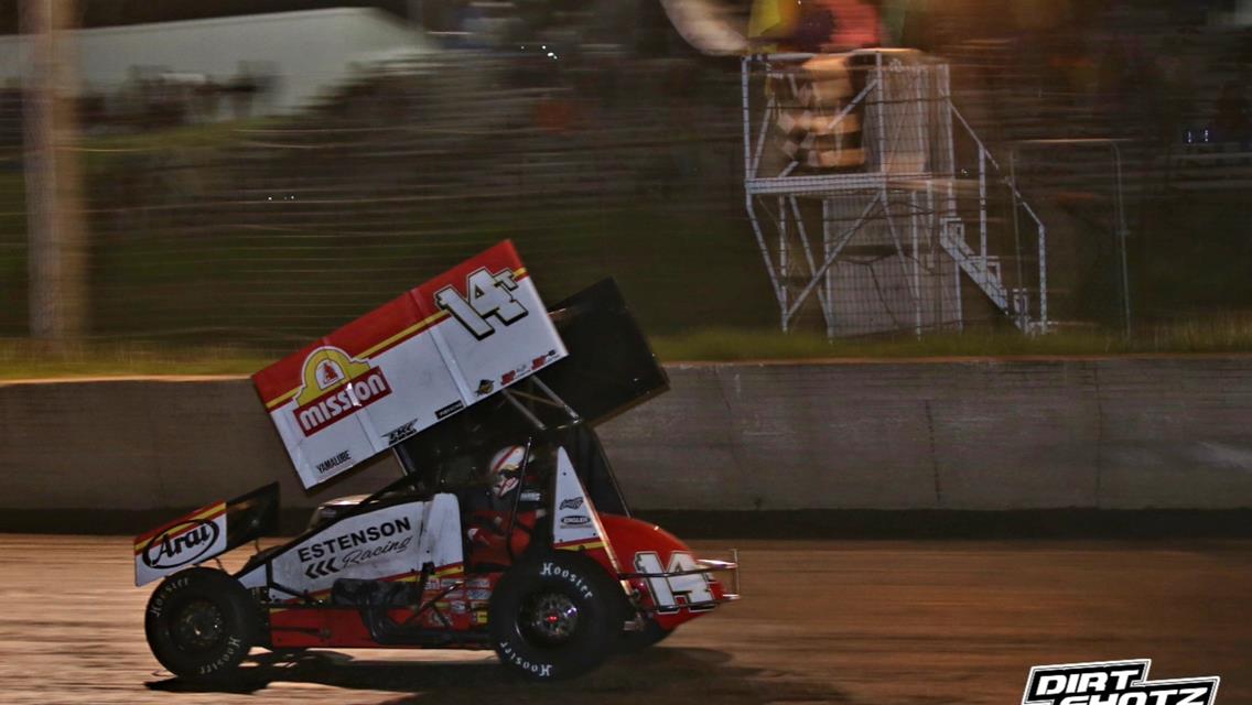 Estenson tops NOSA 410s at I-90 Speedway