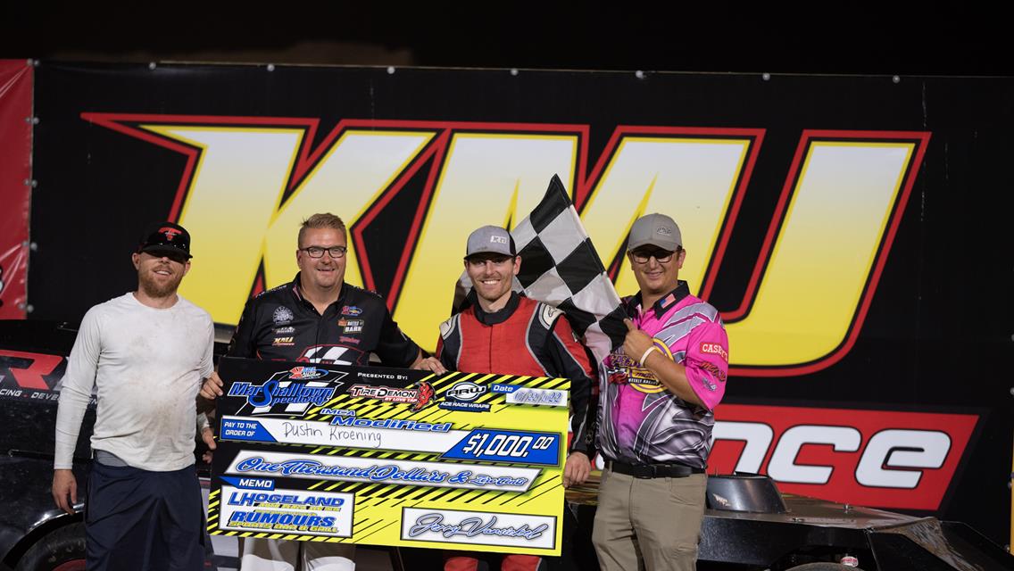 Kroening and Horejsi take $1,000 each back to Illinois and Minnesota