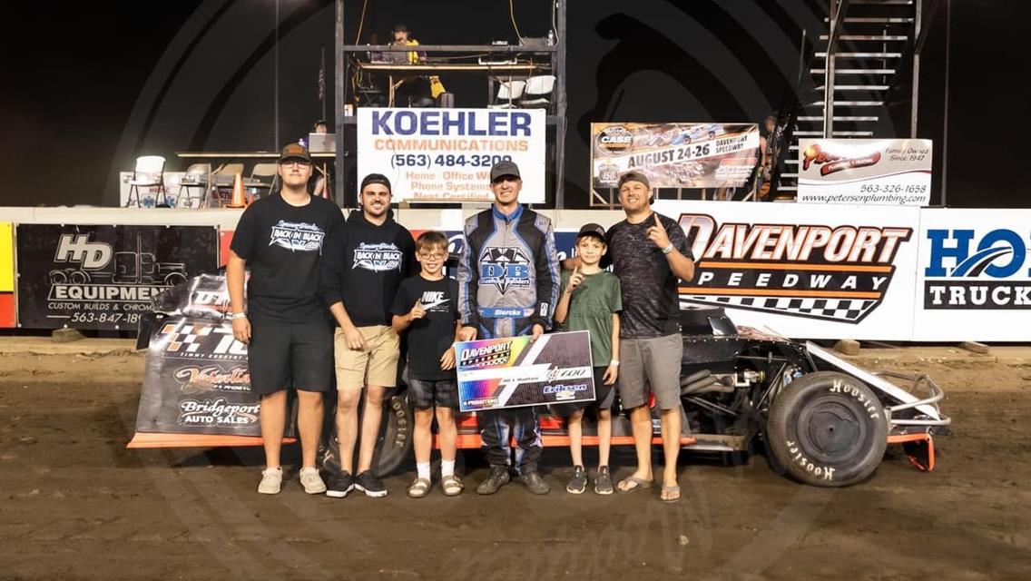 Davenport Speedway (Davenport, IA) – July 21st, 2023. (Simply Modified photo)