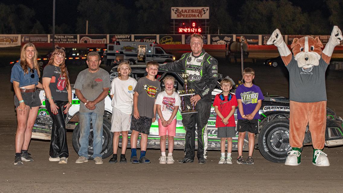 Green, Sheets Top Strong Iron Man Fields at Lakeside Speedway