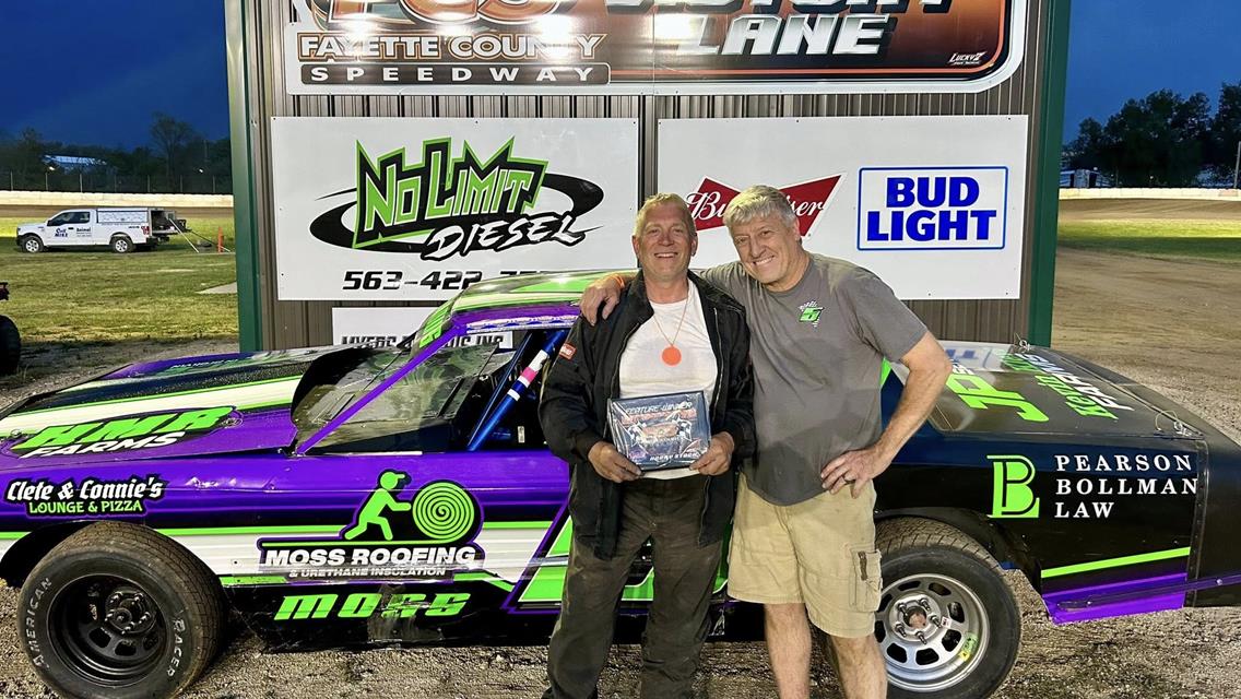 Moss, Schlangen, Moudry &amp; Fels Capture Big Wins at Fayette County Speedway
