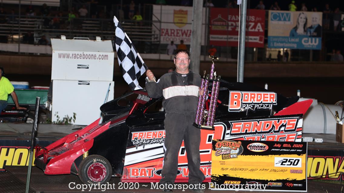 Shryock visits Victory Lane at Boone Speedway