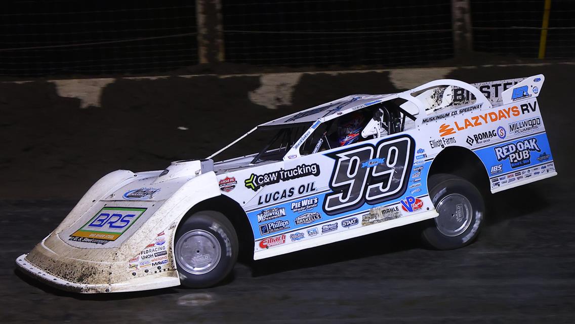 Devin Moran won the FloRacing Night in America presented by Kubota event at Lincoln (Ill.) Speedway on Thursday, May 8.