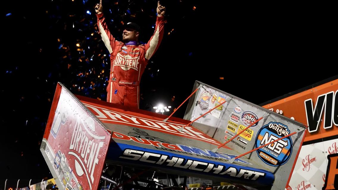 Schuchart Captures Final BillionAuto.com Huset’s High Bank Nationals Presented by MENARDS Preliminary Night to Take Event Points Lead